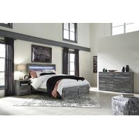 Signature Design by Ashley Baystorm 6-Piece Queen Panel Storage Bedroom Set- Sample Room View