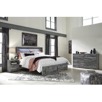 Signature Design by Ashley Baystorm 6-Piece King Panel Storage Bedroom Set