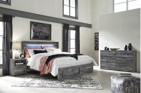 Signature Design by Ashley Baystorm 6-Piece King Panel Storage Bedroom Set
