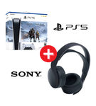 PlayStation 5 Disc Console - God of War Ragnarok + Sony PULSE Gaming Headset Bundle