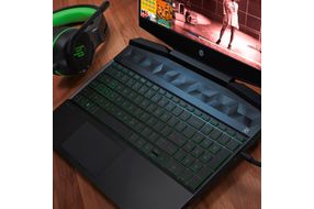 HP 15.6 Inch Intel Core i7-11370H NVIDIA GeForce RTX 3050 Gaming Laptop - Keyboard