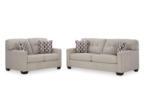 Signature Design by Ashley Mahoney-Pebble Sofa and Loveseat