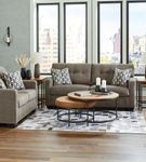 Signature Design by Ashley Mahoney Sofa and Loveseat- Sample Room View