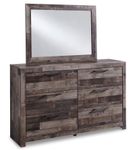 Signature Design by Ashley Derekson 4-Piece King Panel Bedroom Set- Dresser and Mirror