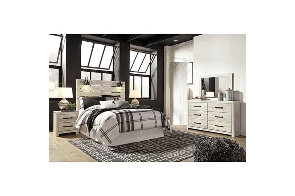 Signature Design by Ashley Cambeck 4-Piece King Bedroom Set - Sample Room View