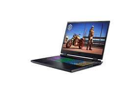 Acer 17.3 Inch 144Hz Intel Core i5-12500H NVIDIA GeForce RTX 3050 Gaming Laptop - Side Angle View