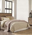 Signature Design by Ashley Trinell 4-Piece King Panel Bedroom Set - Sample Room View