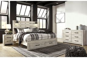 Signature Design by Ashley Cambeck 6-Piece King Bedroom Set- Sample Room View