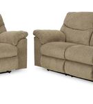 Signature Design by Ashley Alphons Reclining Sofa and Loveseat -Briar