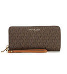 Michael Kors Jet Set Travel Continental Wallet Brown