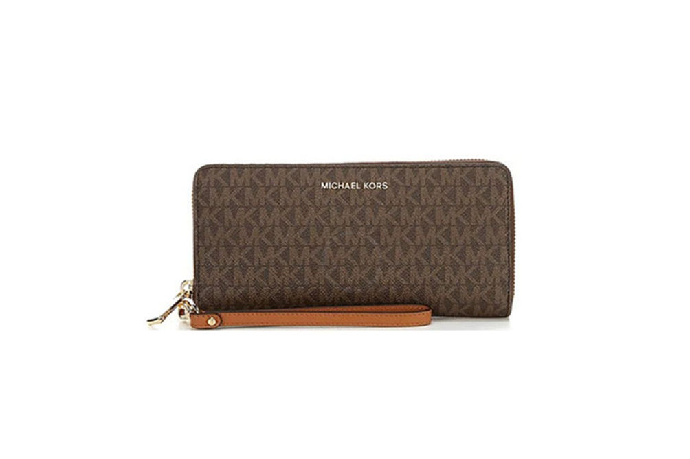 Michael Kors Jet Set Travel Continental Wallet Brown