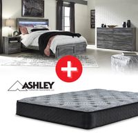 Signature Design by Ashley Baystorm 6-Piece Queen Bedroom Set + Comfort Plus Queen Mattress