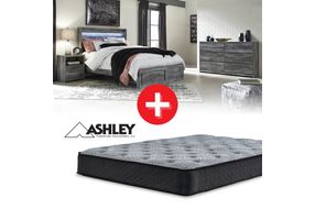 Signature Design by Ashley Baystorm 6-Piece Queen Bedroom Set + Comfort Plus Queen Mattress