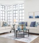 Signature Design by Ashley Cashton Sofa and Loveseat-Snow