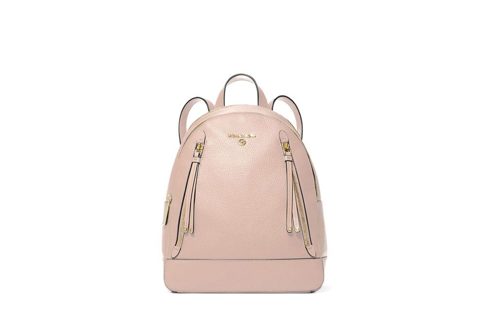 Michael Kors Brooklyn Medium Backpack- Soft Pink