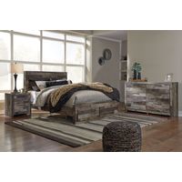 Benchcraft Derekson 6-Piece Queen Panel Storage Bedroom Set- Sample Room View