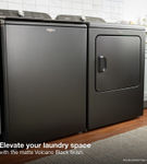 Whirlpool Volcano Black 5.3 Cu. Ft. Top Load Washer and 7.0 Cu. Ft. Electric Dryer - Color View