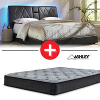 Signature Design by Ashley Beckilore King Bed + Mattress