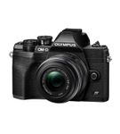 Olympus- E-M10 Mark IV 20.3 Megapixel Mirrorless Camera with Lens- Black