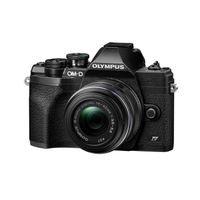 Olympus- E-M10 Mark IV 20.3 Megapixel Mirrorless Camera with Lens- Black