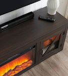 62” Ashton EZ Set Up Fireplace Console Dark Brown