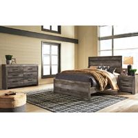 Signature Design by Ashley Wynnlow Queen 5-Piece Bedroom Set - Sample Room View