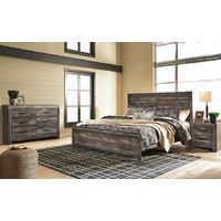 Signature Design by Ashley Wynnlow King 5-Piece Bedroom Set - Sample Room View