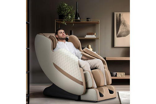 Living Essentials Emirates Massage Chair- Tan