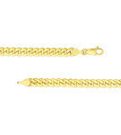 10KY 24 Inch 5.65mm Semi-Solid D/C Tight Cuban 150 - Clasp View