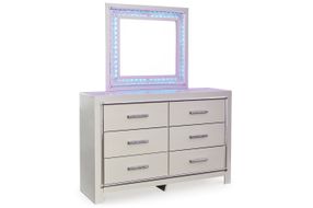 Signature Design by Ashley Zyniden Queen 6-Piece Bedroom Set  - Dresser and Mirror