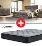 Signature Design by Ashley Wynnlow 5-Piece King Bedroom Set + Mattress Bundle - Sample Room View