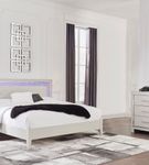 Signature Design by Ashley Zyniden Queen 6-Piece Bedroom Set + Mattress + Bed Frame Bundle - Sample Room View
