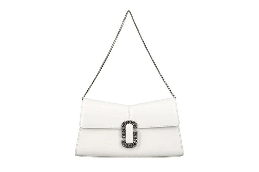 Marc Jacobs St. Marc Convertible Clutch White