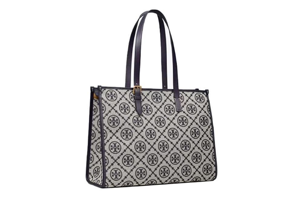 Tory Burch T Monogram Tote Tory Navy