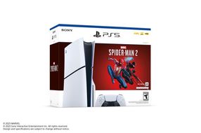 Sony PlayStation 5 Slim Disc-Console + Spider-Man 2 Bundle - Box View