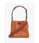 Coach Colorblock Leather Willow Bucket Bag in color Canyon