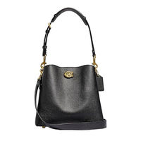 Coach Colorblock Leather Willow Bucket Bag in color Black