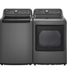 LG 5.0 Cu. Ft. Top Load Washer + 7.3 Cu. Ft. Electric Dryer- Black