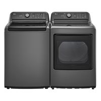 LG 5.0 Cu. Ft. Top Load Washer + 7.3 Cu. Ft. Electric Dryer- Black