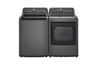 LG 5.0 Cu. Ft. Top Load Washer + 7.3 Cu. Ft. Electric Dryer- Black