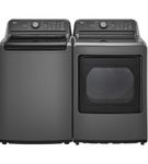 LG 5.0 Cu. Ft. Top Load Washer + 7.3 Cu. Ft. Gas Dryer- Black