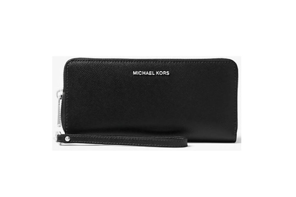 Michael Kors Jet Set Continental Wallet- Black