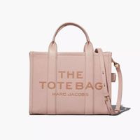 Marc Jacobs The Leather Medium Tote Bag- Rose