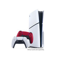 Sony PlayStation 5 Slim Bundle 1TB Disc Console w/ extra Controller -Volcanic Red Controller