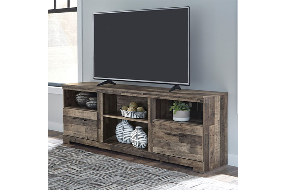 Signature Design by Ashley Derekson 70 Inch TV Stand - Sample Room View