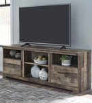 Signature Design by Ashley Derekson 70 Inch TV Stand - Sample Room View