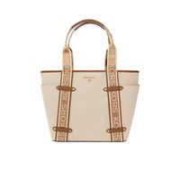 Michael Kors Maeve Large Open Tote - Natural and Acorn