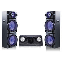 Sistema de Sonido Pro Party  con DVD, CD, Bluetooth y bocina de 4x15 pulgadas