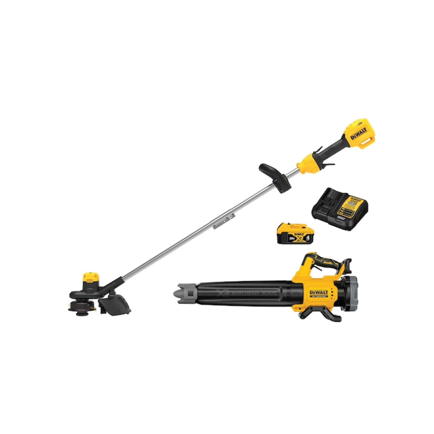Dewalt 20 volt weed eater and blower combo sale