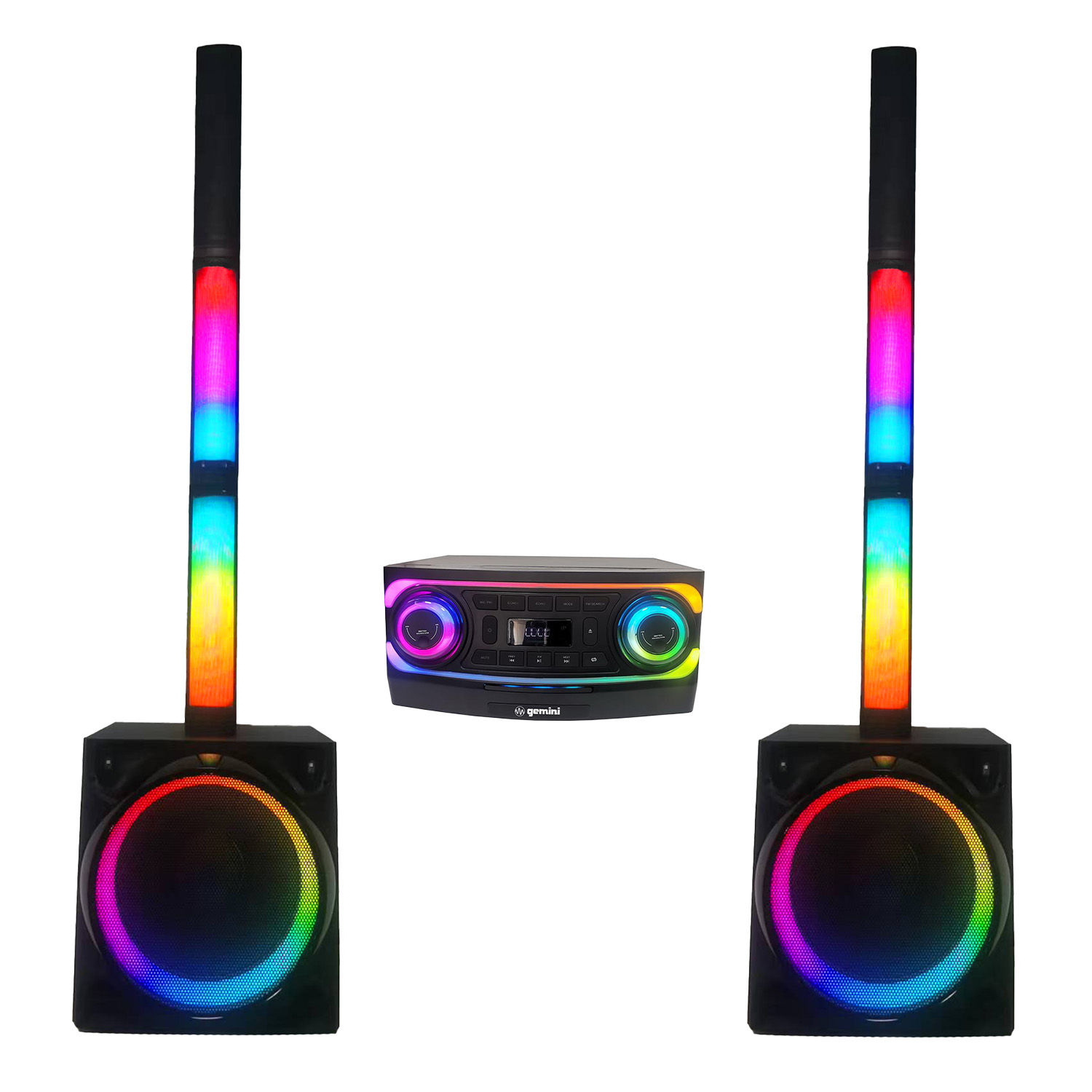 Rent-To-Own Gemini Home Audio/Karaoke System, W/Light effects